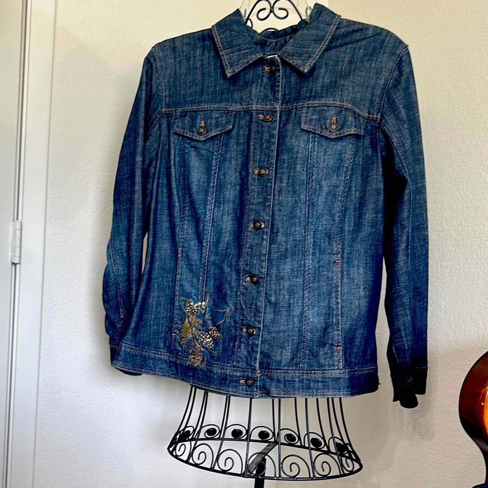 Embroidered Denim Jacket